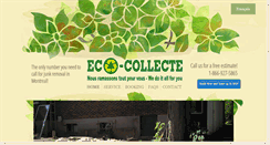 Desktop Screenshot of ecocollecte.ca